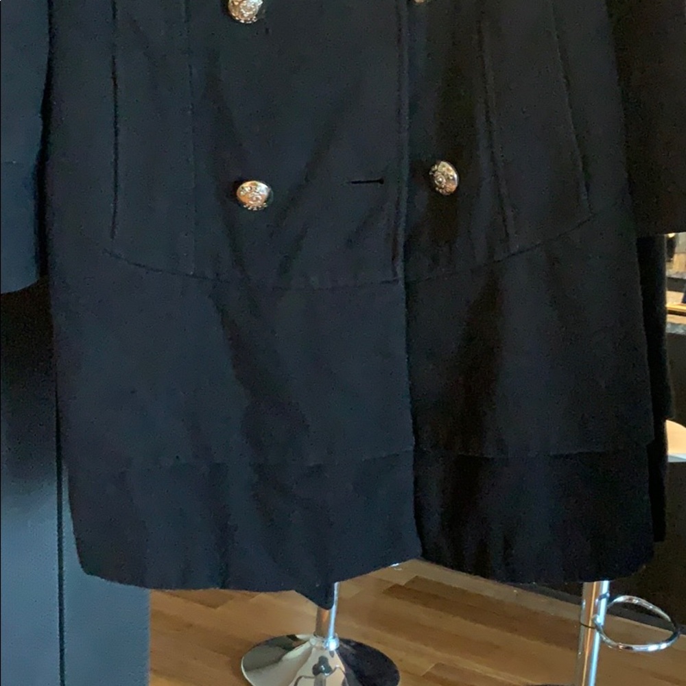 Guess Black Peacoat Size S - Picture 3 of 8